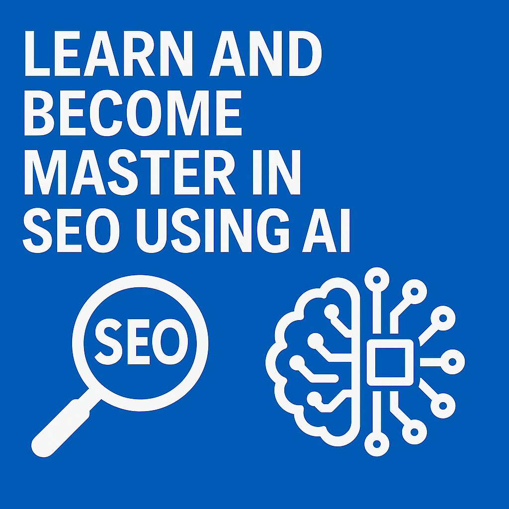 LEARN AND BECOME MASTER IN SEO USING AI
