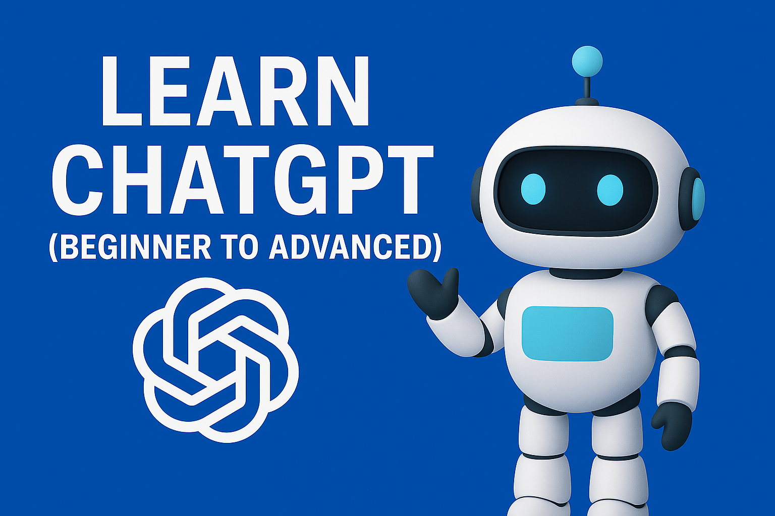 Learn ChatGPT (beginner to Advance)